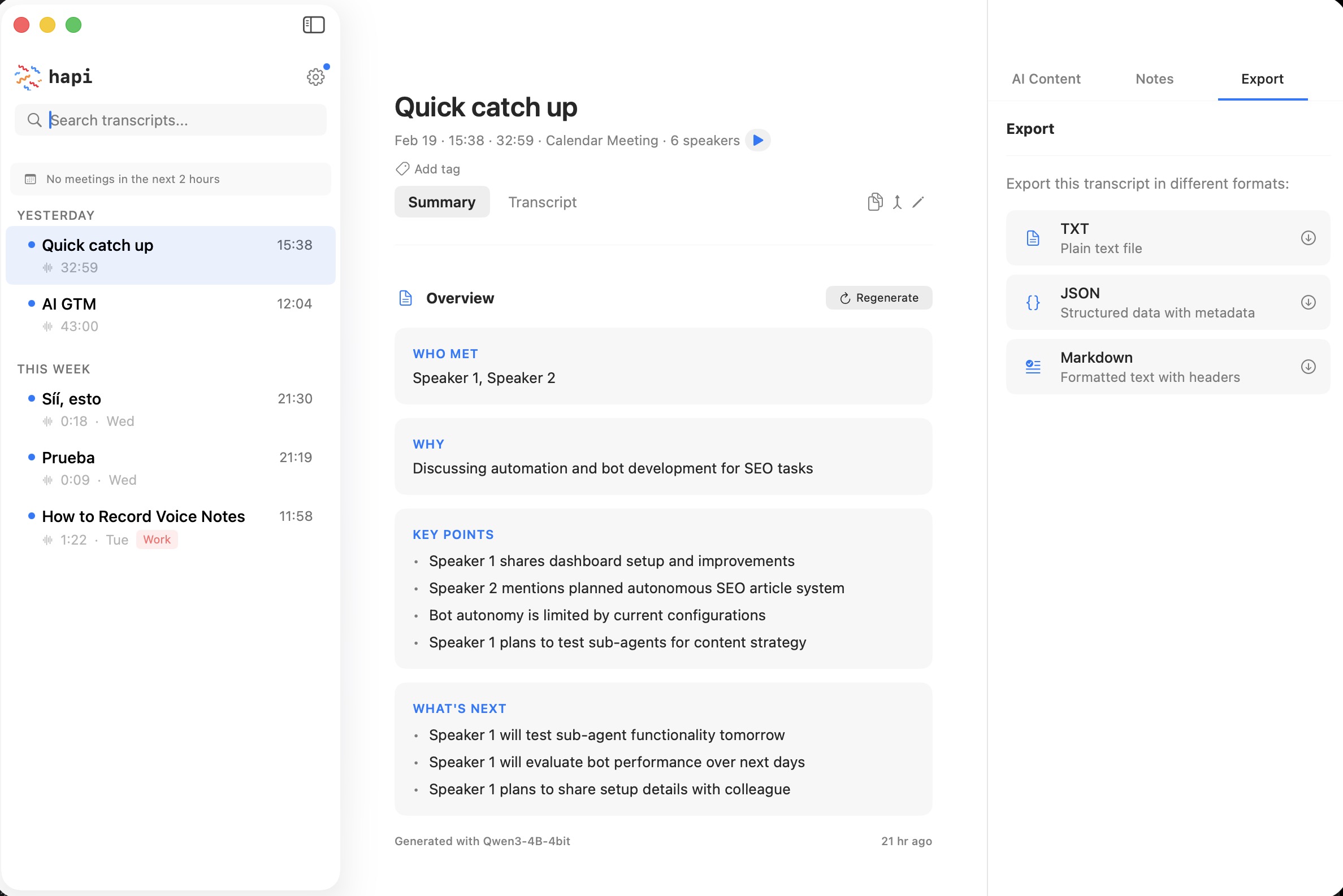 Hapi screenshot 3